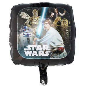 2 Classic Star Wars Foil Balloon, 18" Mylar Balloon Party Decoration NEW